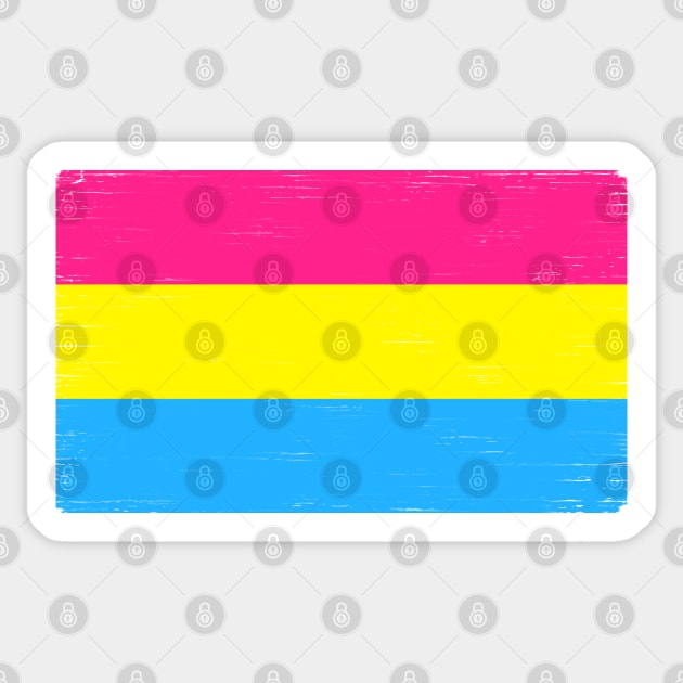 Pansexual Pride Flag Sticker by ianscott76